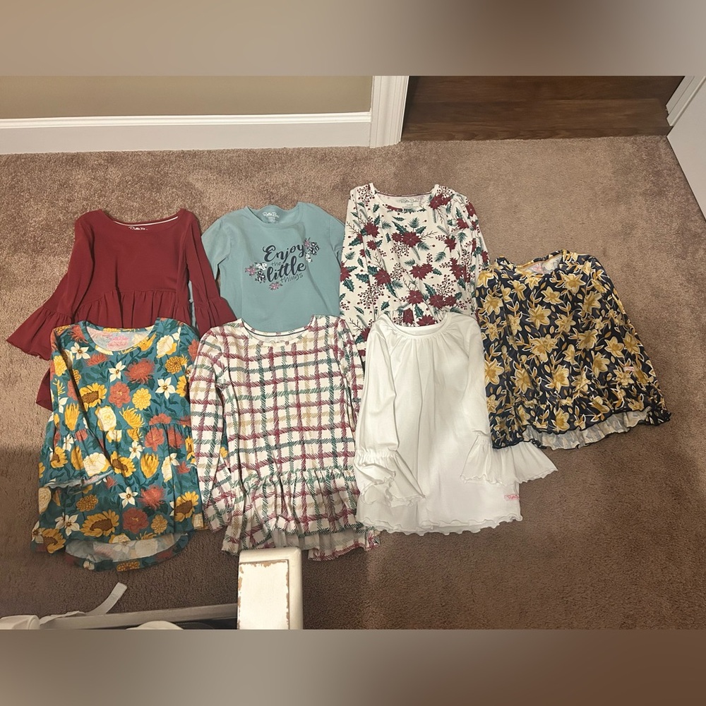 Ruffle Butts Long Sleeve Tees - Assorted Colors